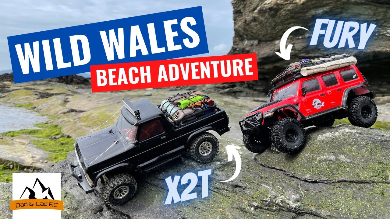 Wild Wales - beach adventure with Tetra X2T and Outback Mini X Fury