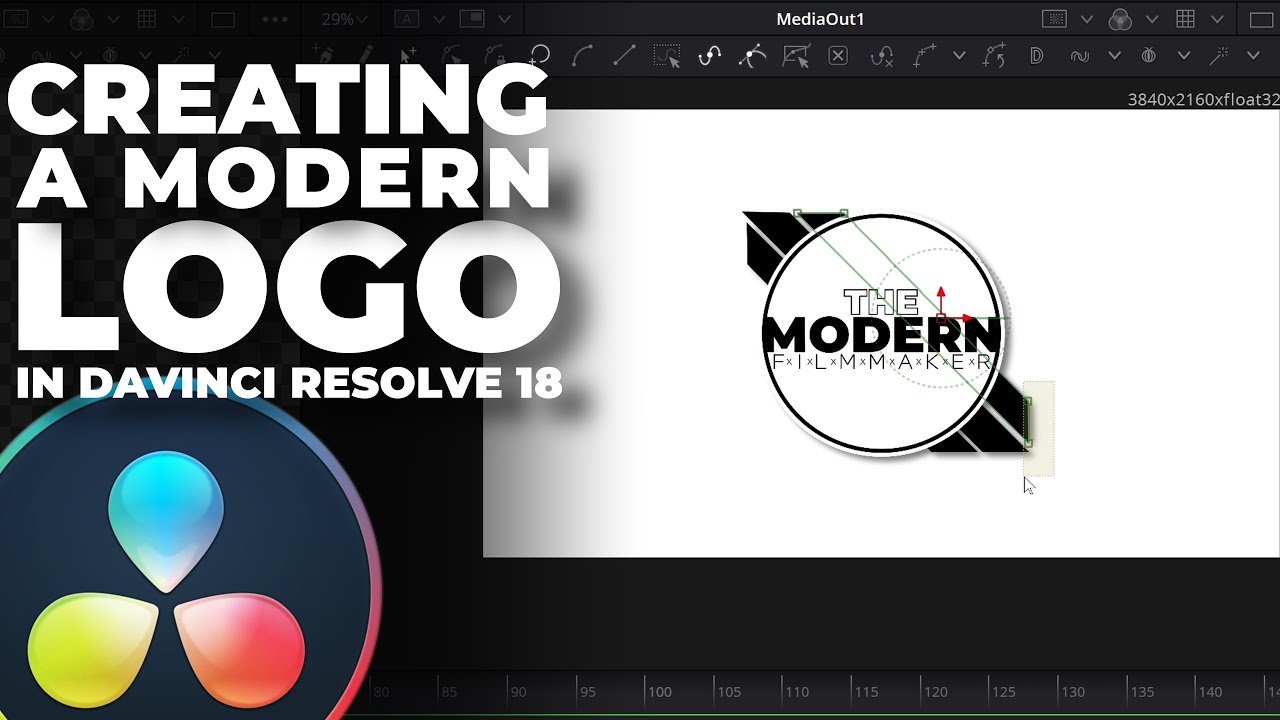 Как создать логотип в Davinci Resolve 18