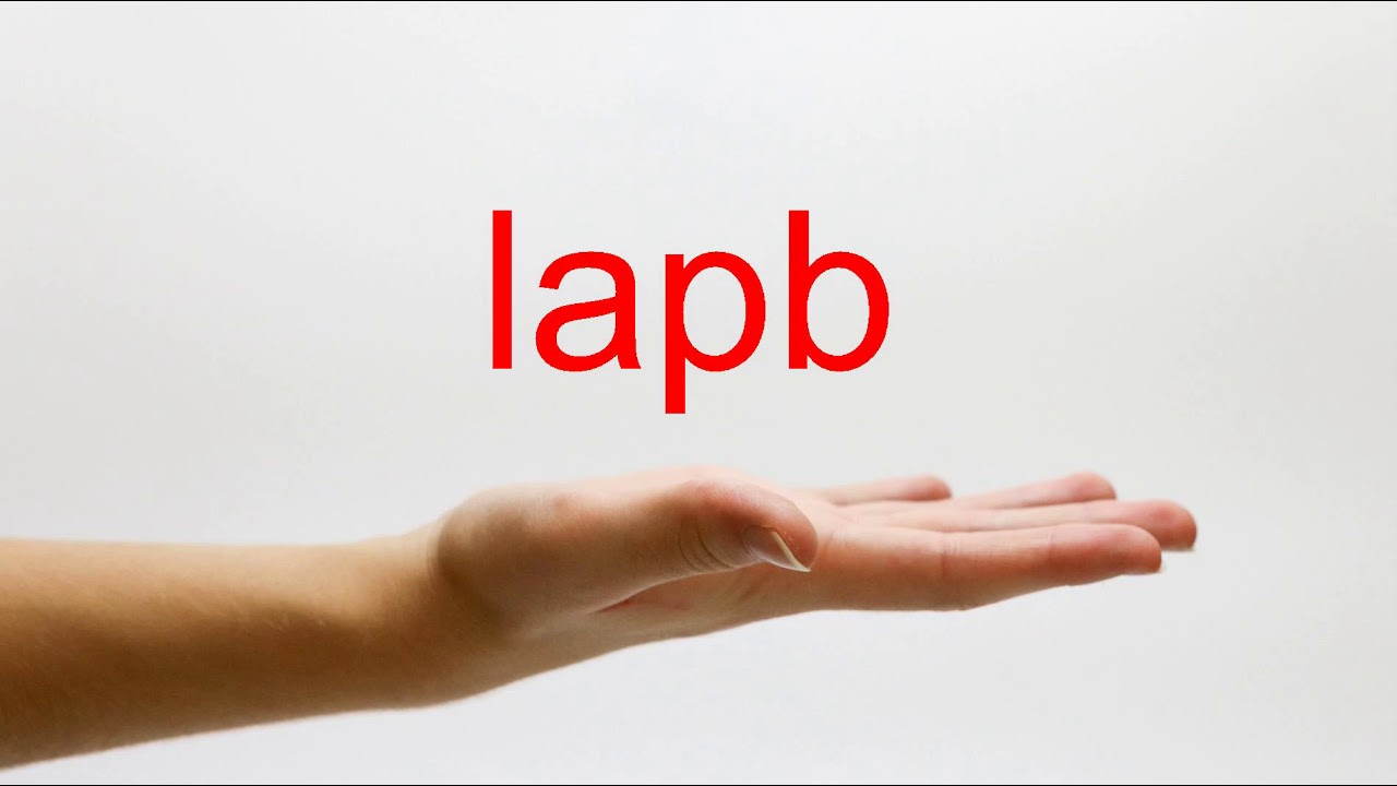 How to Pronounce lapb - American English