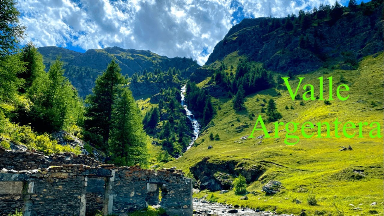 Valle Argentera in moto