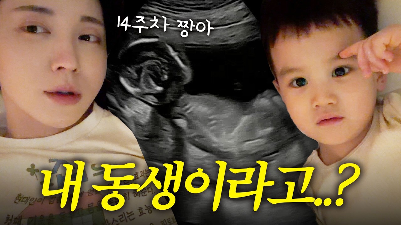 [VLOG] 형아가 된 35개월 아들의 뜻밖의 반응..❗️(14주차)