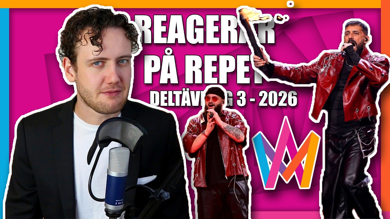Reagerar på repet! MELODIFESTIVALEN 2026 - Deltävling 3
