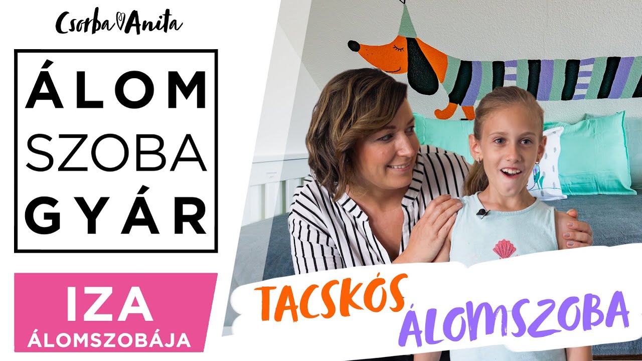 Tacskós álomszobát csináltunk! - Iza Álomszobája | Álomszobagyár -  S03 E15
