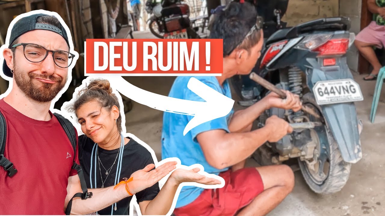 DEU RUIM NAS FILIPINAS. ALUGAMOS UMA MOTO E NÃO FOI COMO ESPERÁVAMOS! EL NIDO – ILHA DE PALAWAN.
