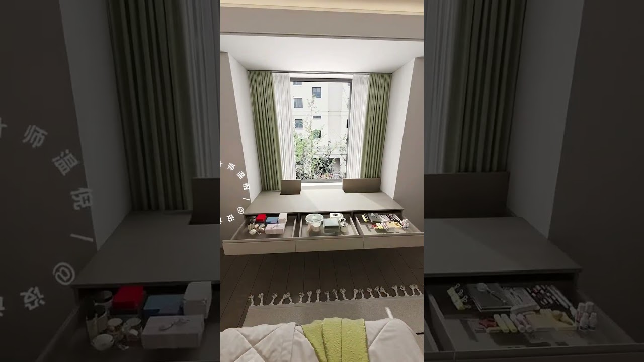 A bay window that can't be smashed is so useful! #CustomHouse #BayWindowMaster bedroom #Bedroom