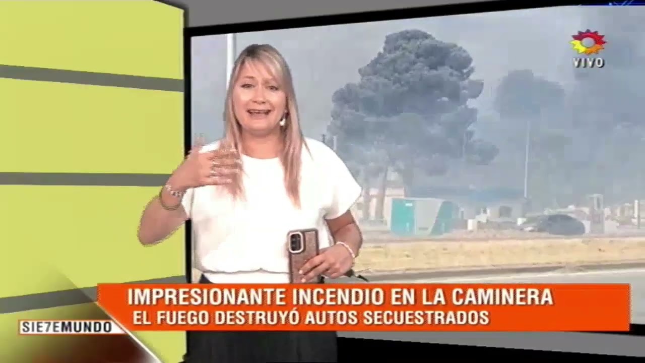 Investigación por el incendio en la caminera