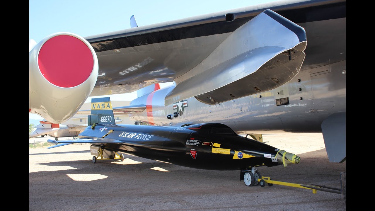 X-15 Replica Hoisted on to NB-52A