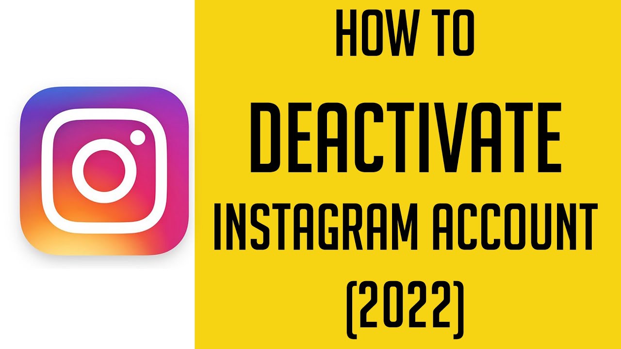 How To Deactivate or Delete Instagram Account