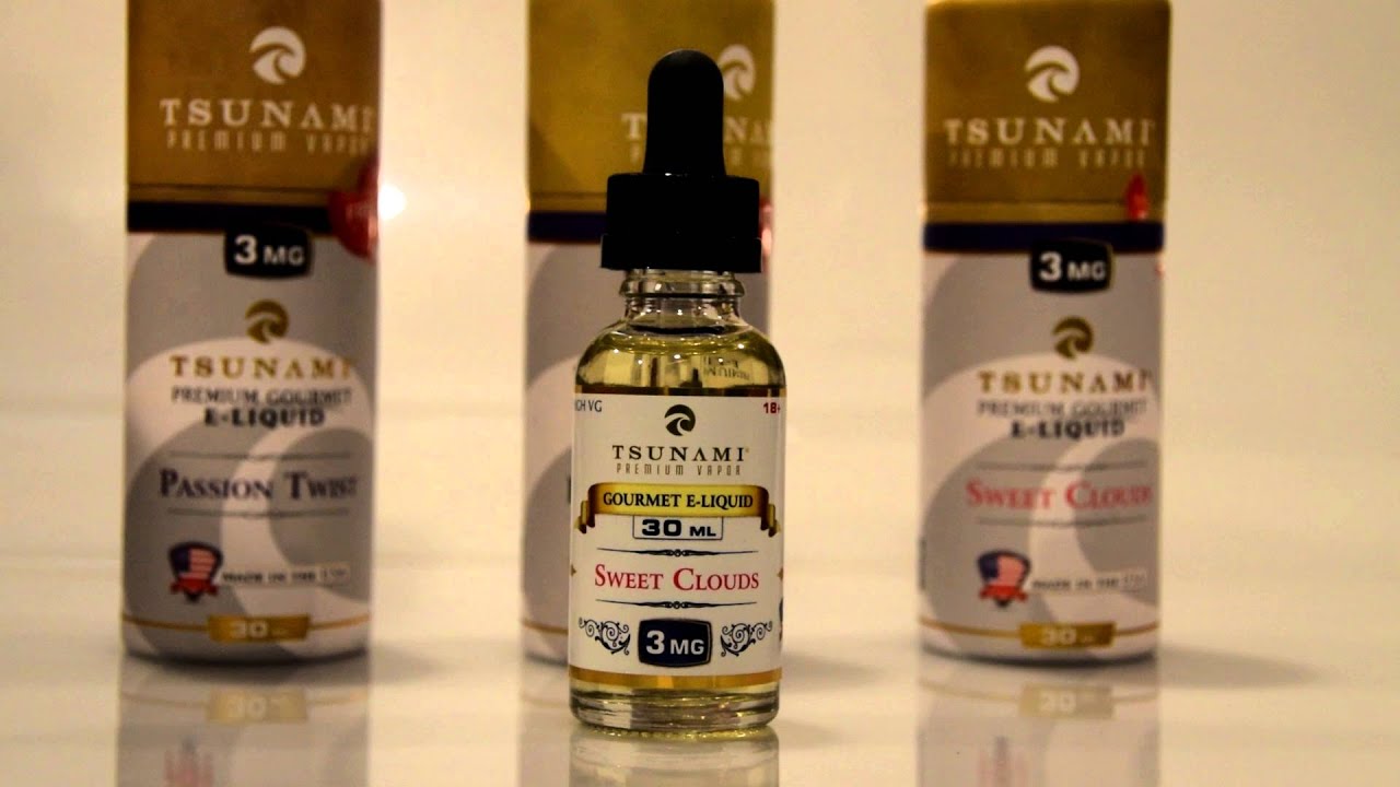 Sweet Clouds - Обзор жидкости для электронных сигарет Tsunami Ecig Gourmet
