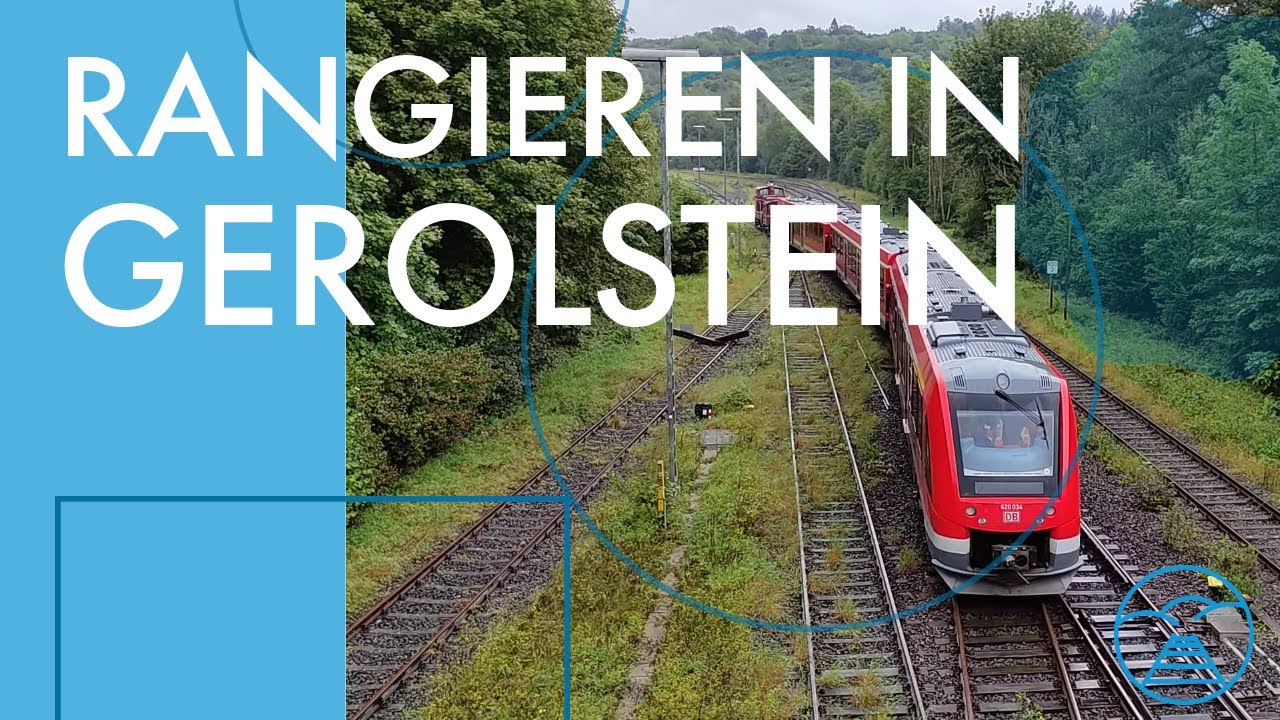 LINT 81 der DB Regio wird im Bahnhof Gerolstein rangiert
