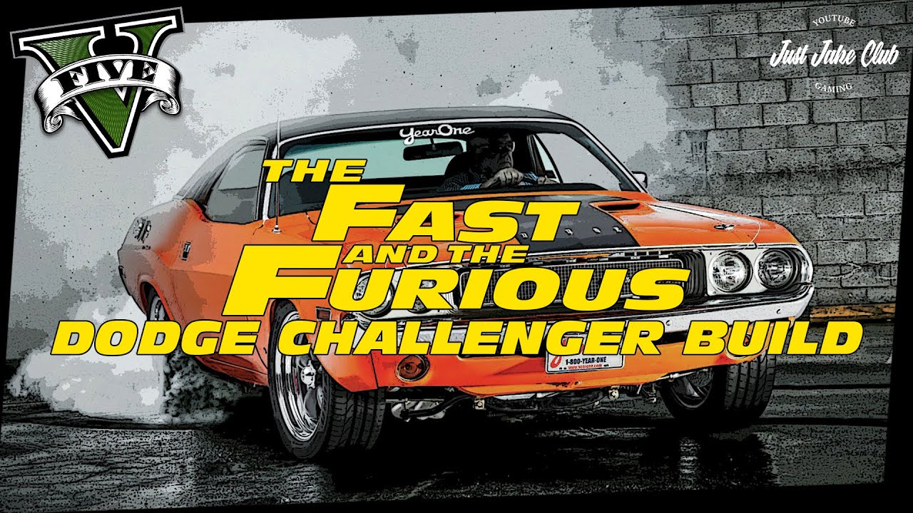 2 Fast 2 Furious | Dodge Challenger R/T | GTA V Car Build Tutorial (GAUNTLET CLASSIC)