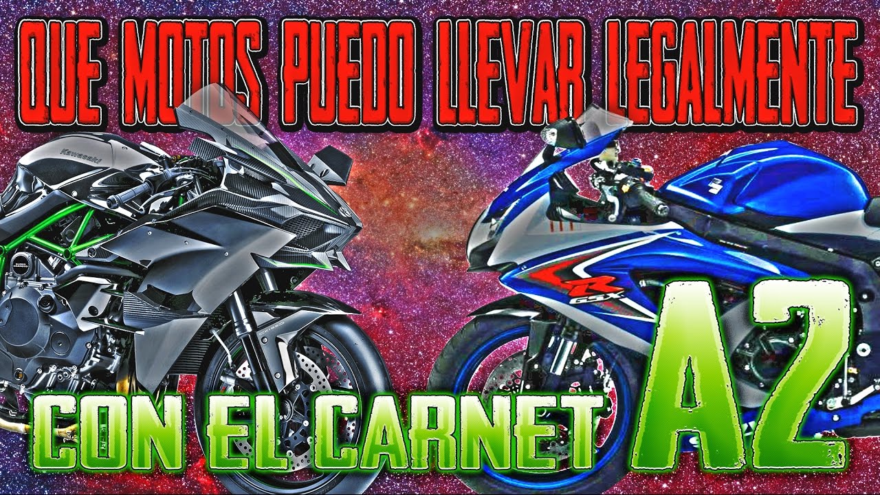 Que MOTOS puedo llevar LEGALMENTE con el Carnet A2???  Aquí la respuesta!!!