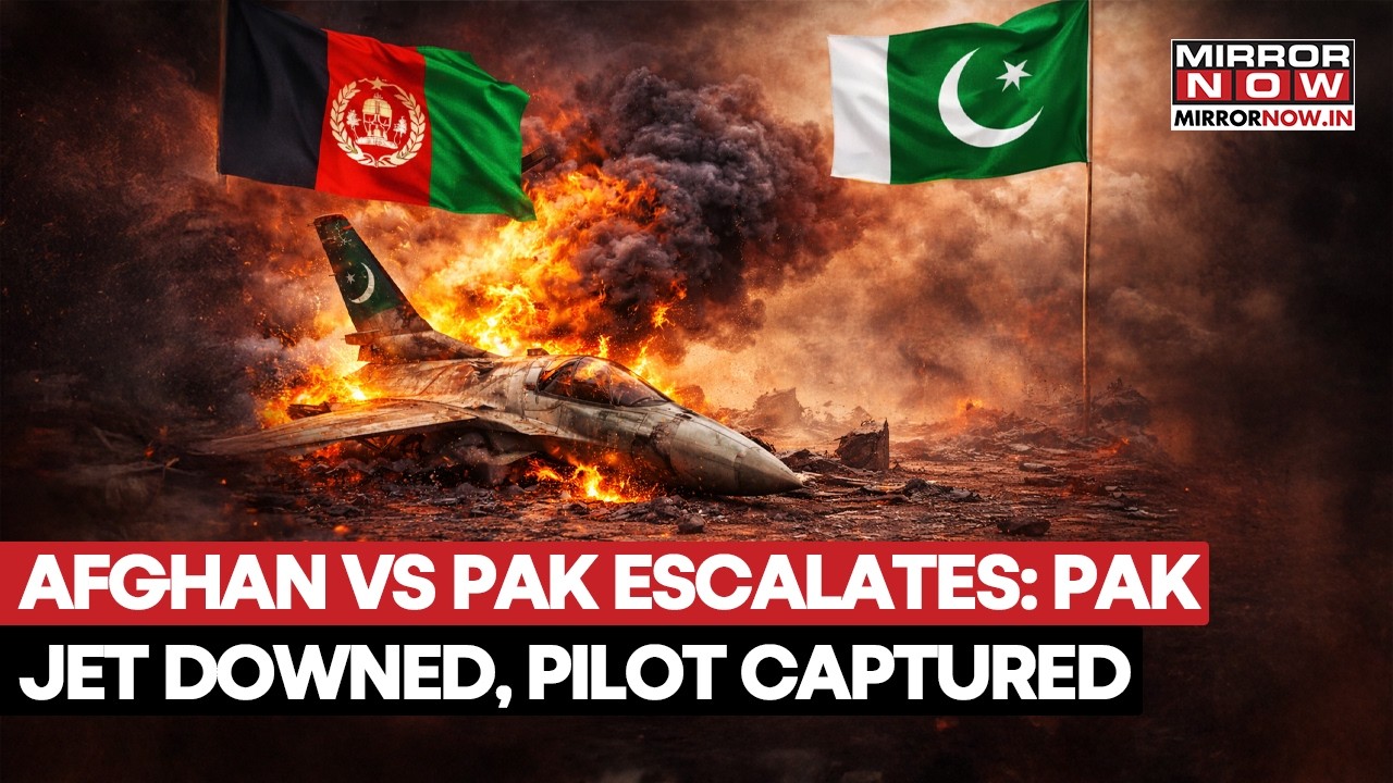 Pakistan-Afghanistan War: Pak Pilot 'Captured Alive' After Fighter Jet Shot Down In Jalalabad