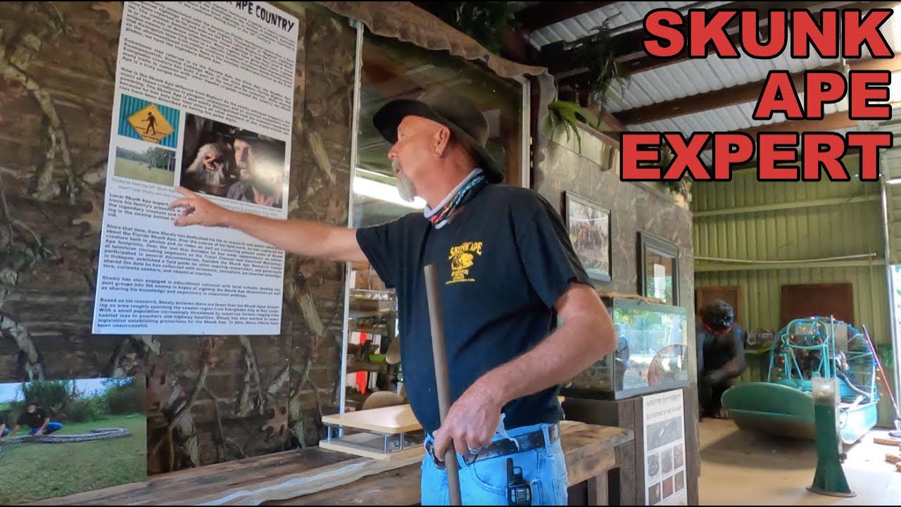 We Met The Skunk Ape King | Dave Shealy Everglades #Florida