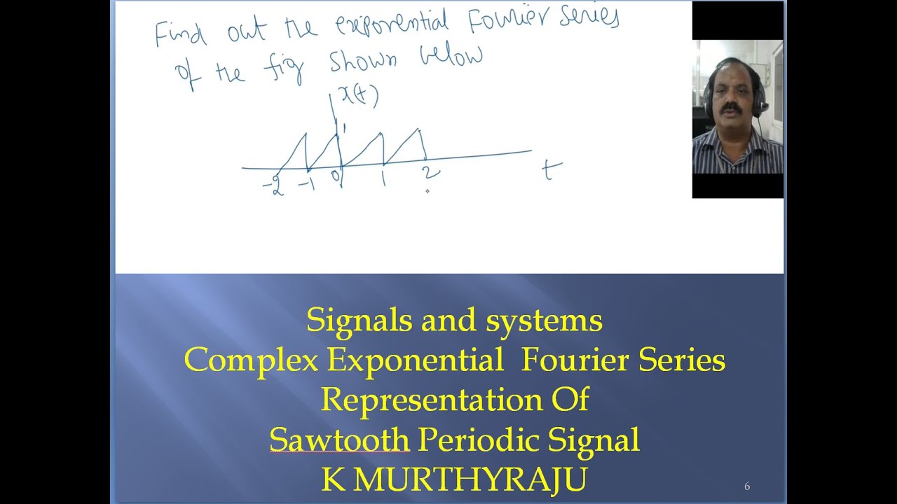 Complex Exponential Fourier Series of Sawtooth Waveform
