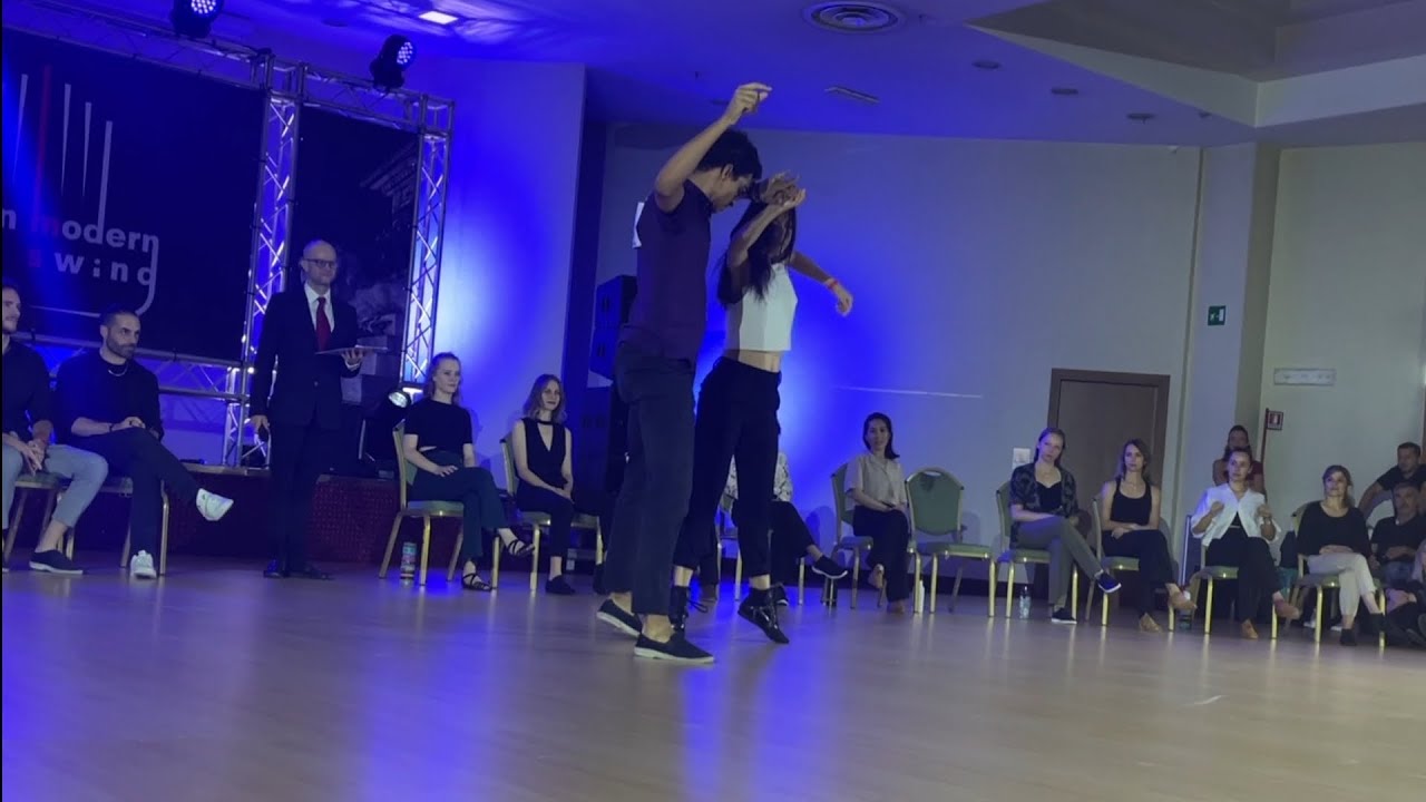 Improv of WCS - Carlos Procopio & Orhiane Dang - Milan Modern Swing Advanced J&J 1st place