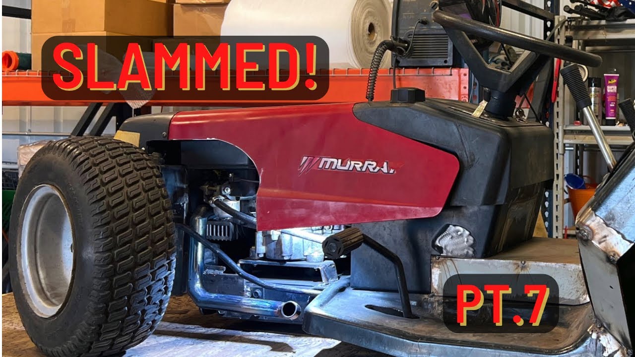 How To Lower a Lawn Tractor as Low as Possible Pt. 7