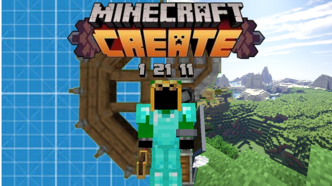 Building a 6 Layer Create Farm From Scratch - Minecraft 1.21.1