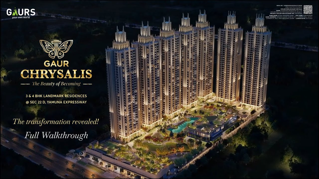 Gaur Chrysalis Walkthrough | A new chapter of luxury is now unveiled ✨