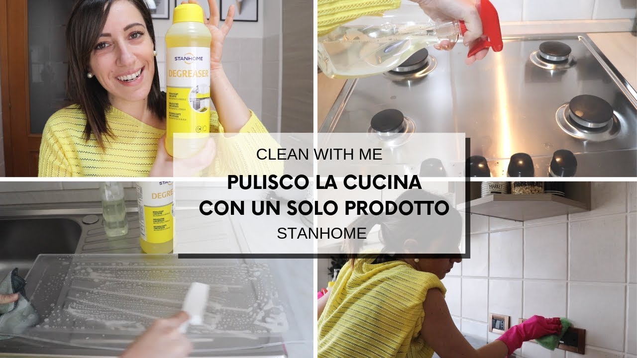 Pulisco la cucina con un solo prodotto | Clean with me | AD | Stanhome