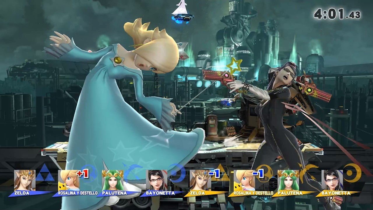 Smash Wii U - Team Girls Battle (Only Blast and Screen KO) #10