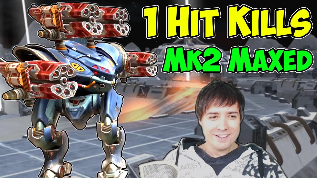 More One Shot Kills - War Robots Mk2 Vortex Spectre Maxed Gameplay WR