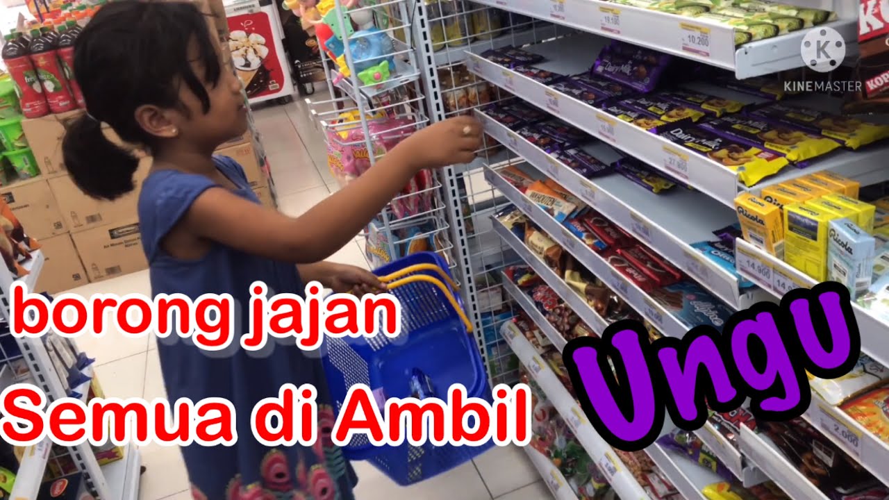 BORONG JAJAN WARNA UNGU | Angel Kiano