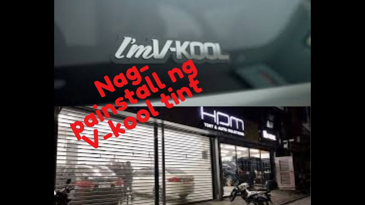 V-kool tint Installation