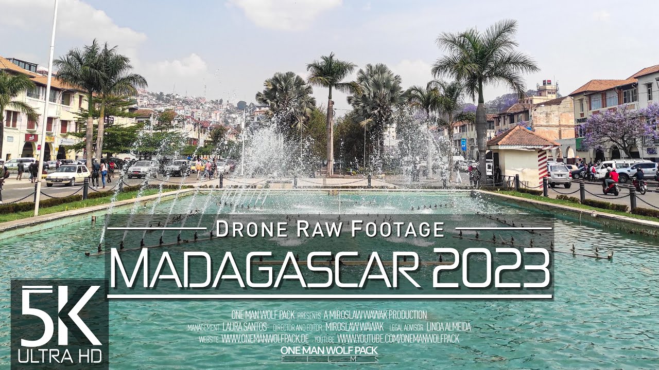 【5K】🇲🇬 Drone RAW Footage 🔥 This is MADAGASCAR 2023 🔥 Antananarivo | Capital City🔥UltraHD Stock Video