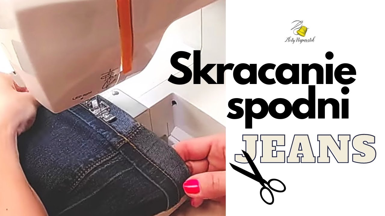 Jak skrócić jeansy z zachowaniem oryginalnego
