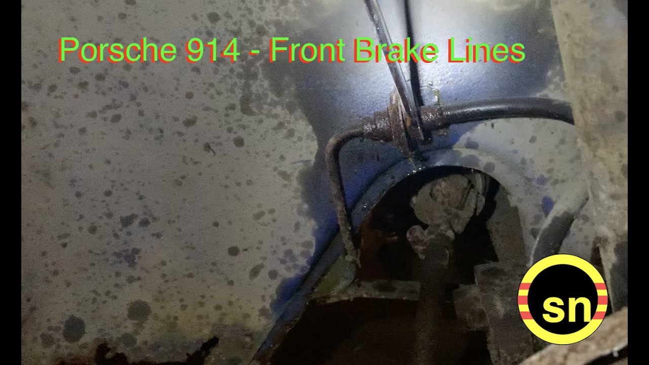 porsche 914 - front brake lines