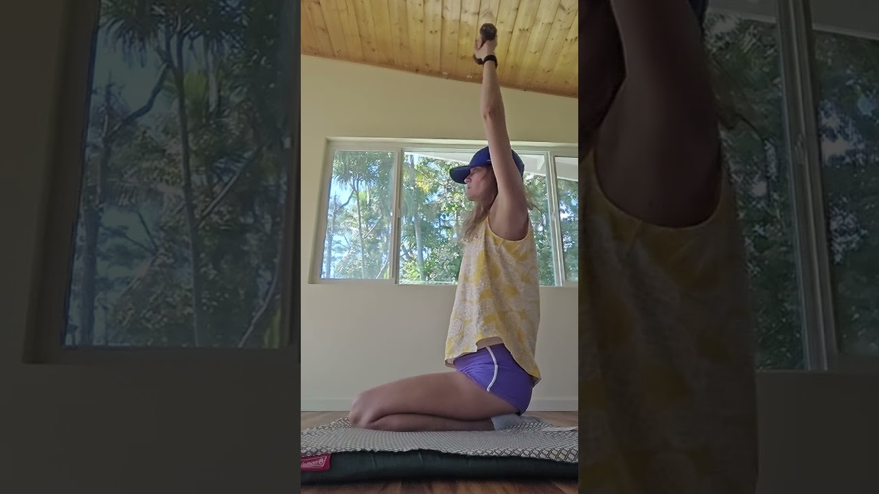 Day 91 (A) - Lazy Stretch Routine that builds to Exercise