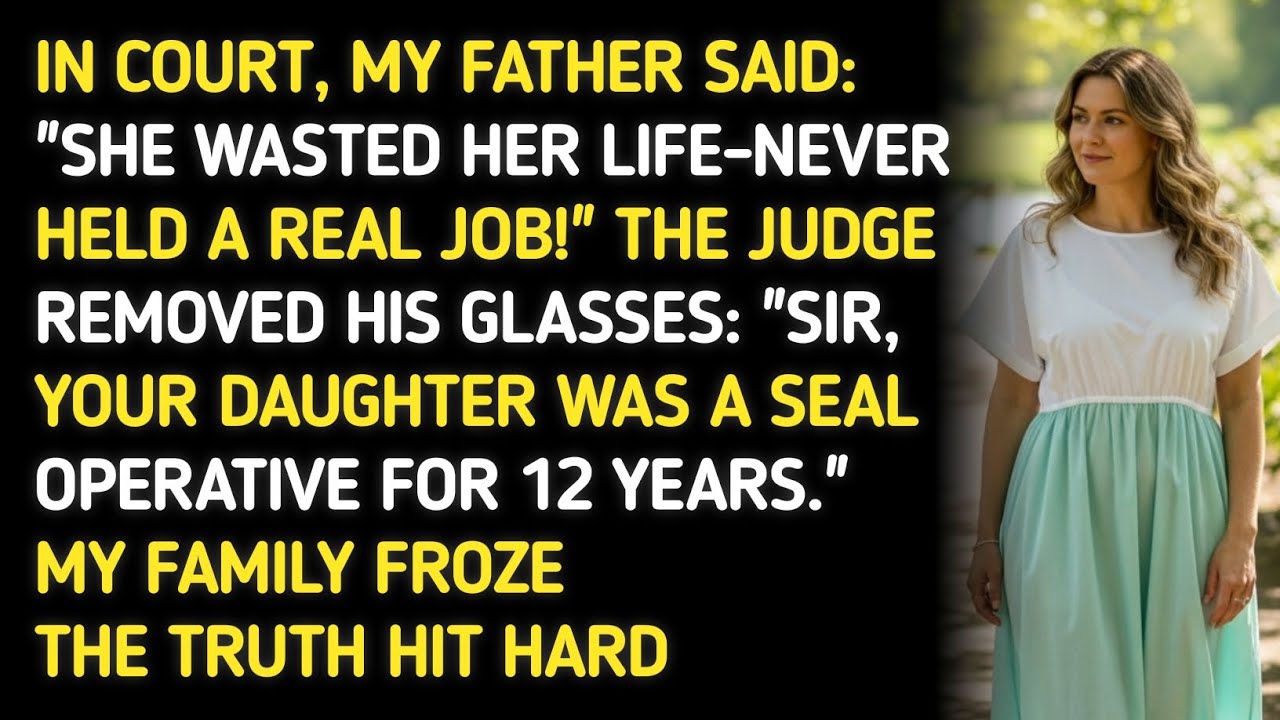 IN COURT, MY FATHER SAID: 