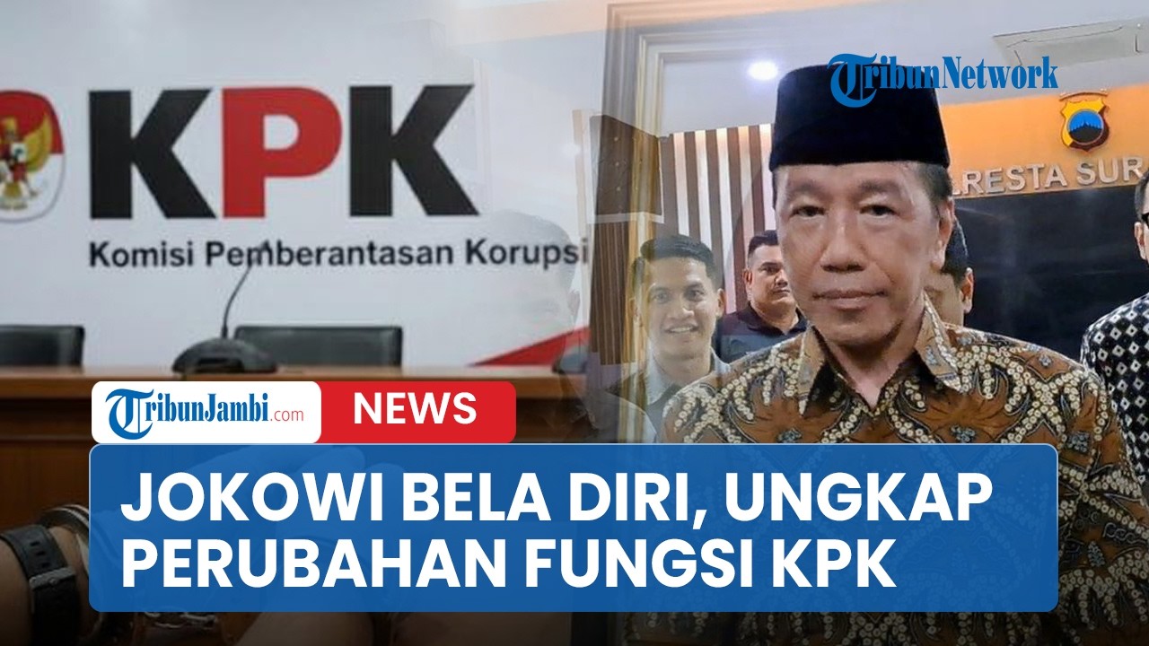 Jokowi Bela Diri, Ungkap Revisi Perubahan Fungsi KPK Bukan Kehendak Pribadi