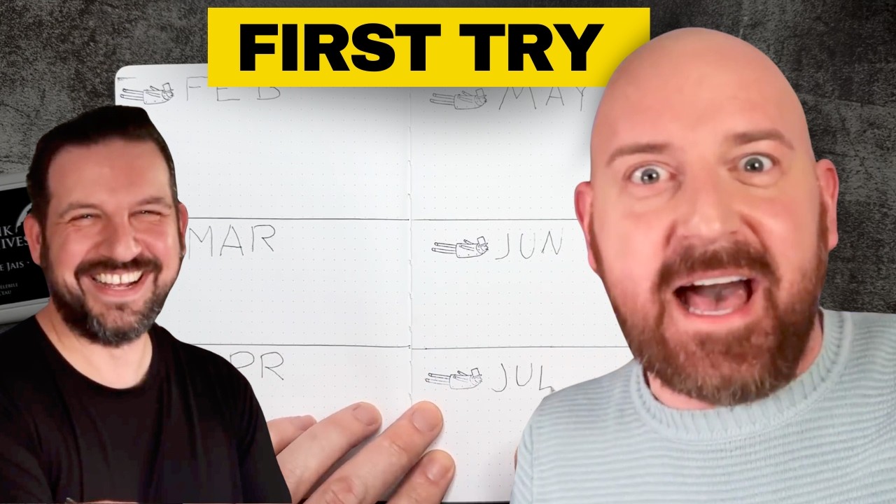 Bullet Journal Beginner's Set Up... with My Brother (Hilarious Chaos Ensues 😂)
