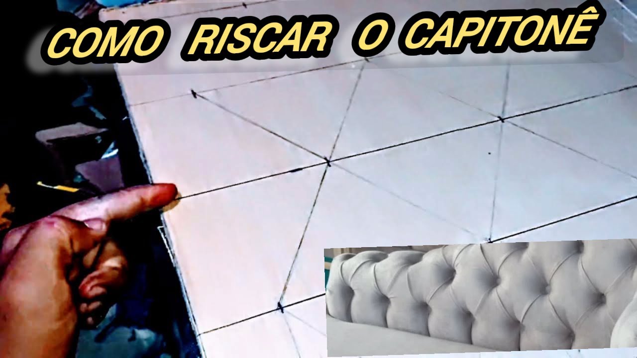 Como riscar o capitonê