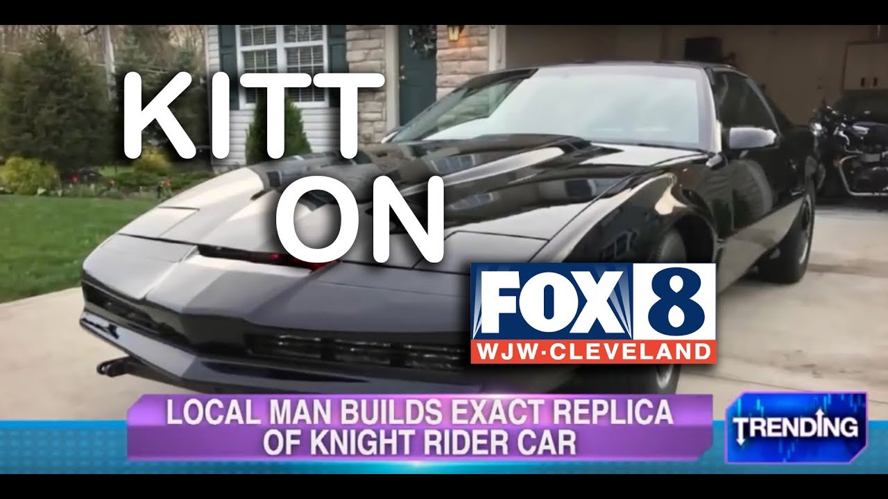 Knight Rider Kitt replica was on Fox 8 News