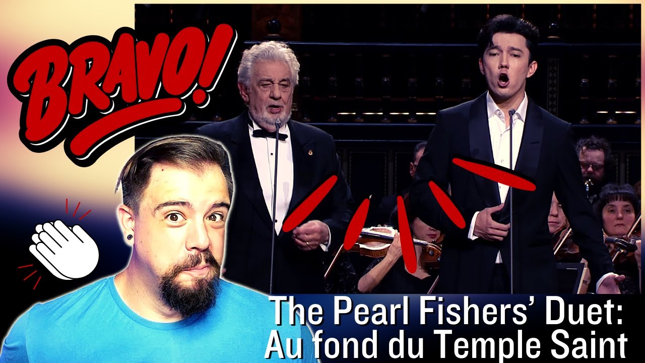 The Pearl Fishers’ Duet: Au fond du Temple Saint - Placido Domingo & Dimash Qudaibergen │ REACTION!