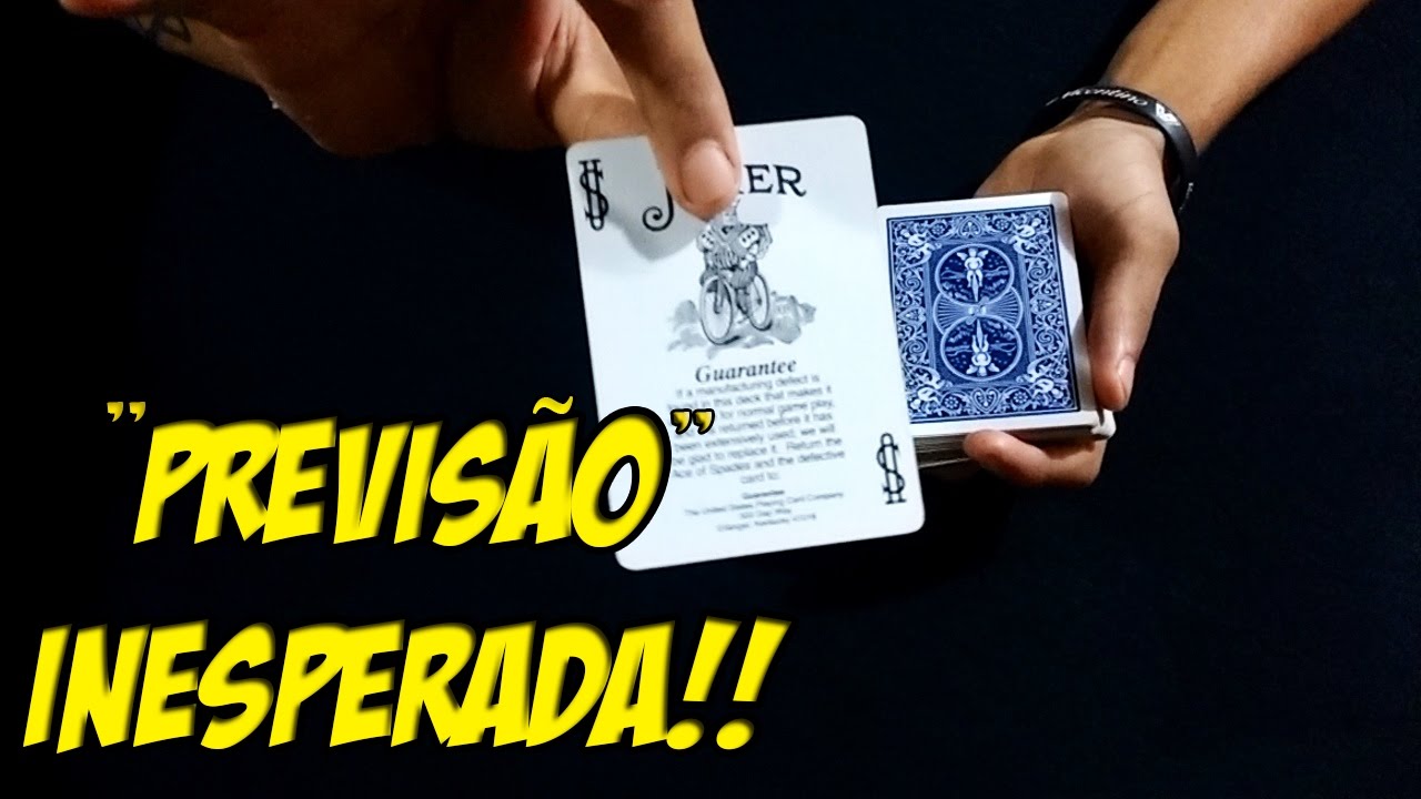 MAIS UMA MÁGICA SIMPLES!! | A CARTA QUE PREVÊ!! (Card Magic)
