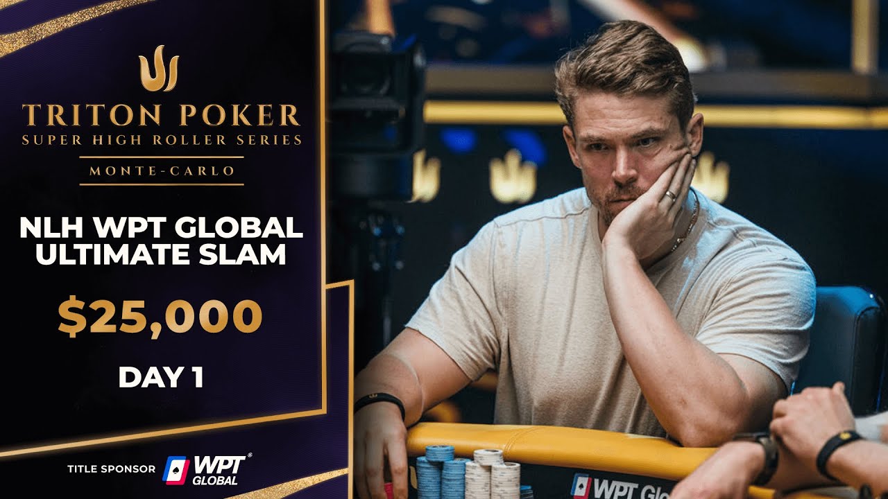 $25K NLH WPT Global Ultimate Slam - Event #1 Day 1 | Triton Poker Series Monte-Carlo 2024