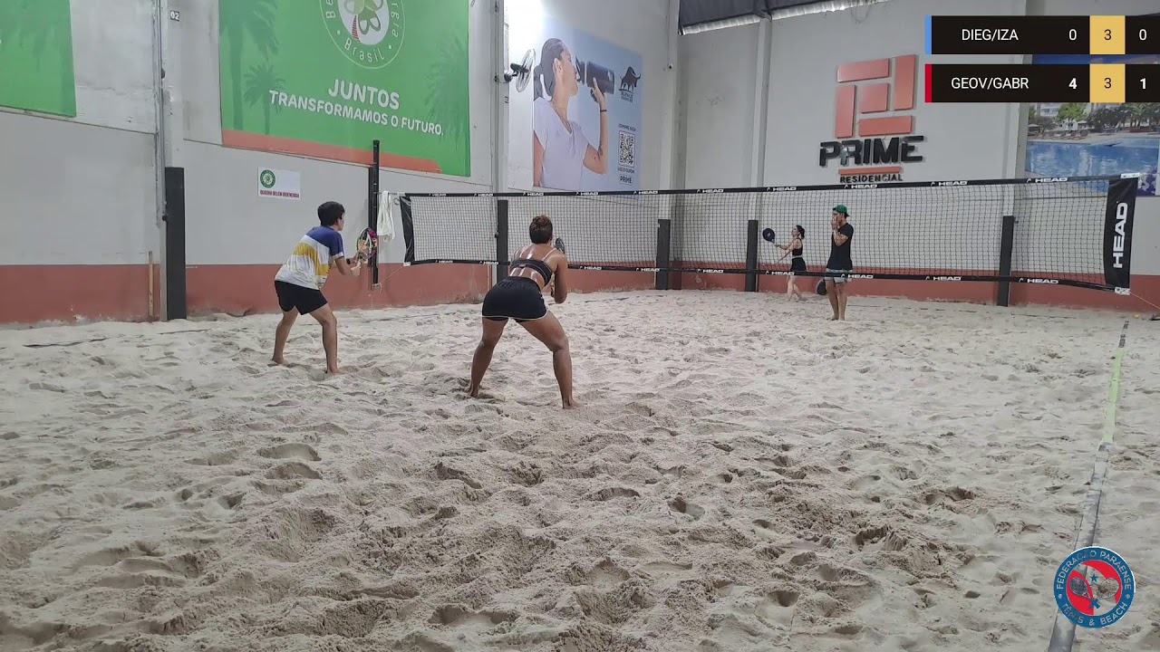 CAMPEONATO PARAENSE DE BT 🎾 
DIEG/IZA VS GEOV/GABR