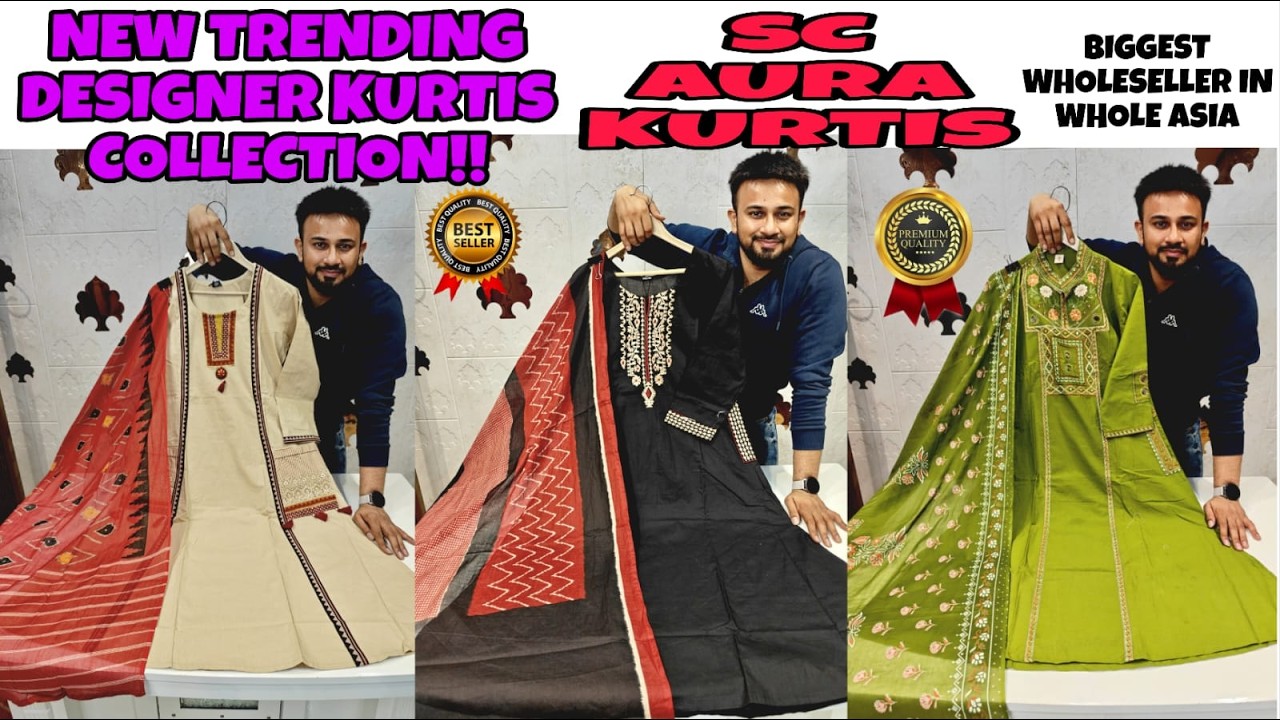 Sc Aura Kurtis I Biggest Manufacturer of India I Kurti I Designer Kurti wholesale
