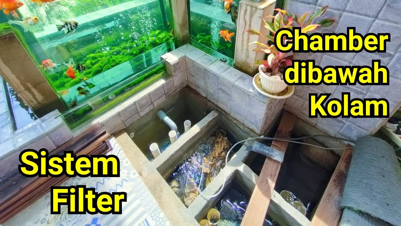 Система циркуляции воды в переливном пруду | Камера под прудом | Glasspond Waterflow