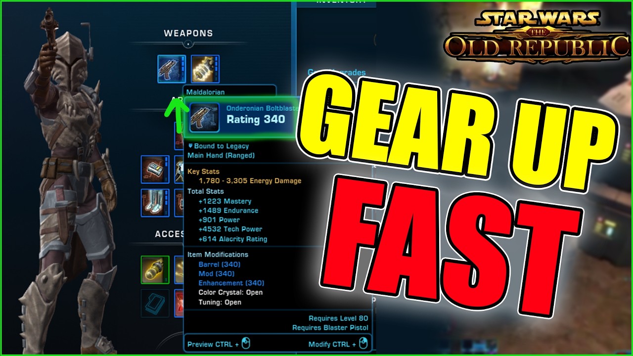 SWTOR How to Gear Up As a Fresh Level 80 SOLO - 2026 Guide