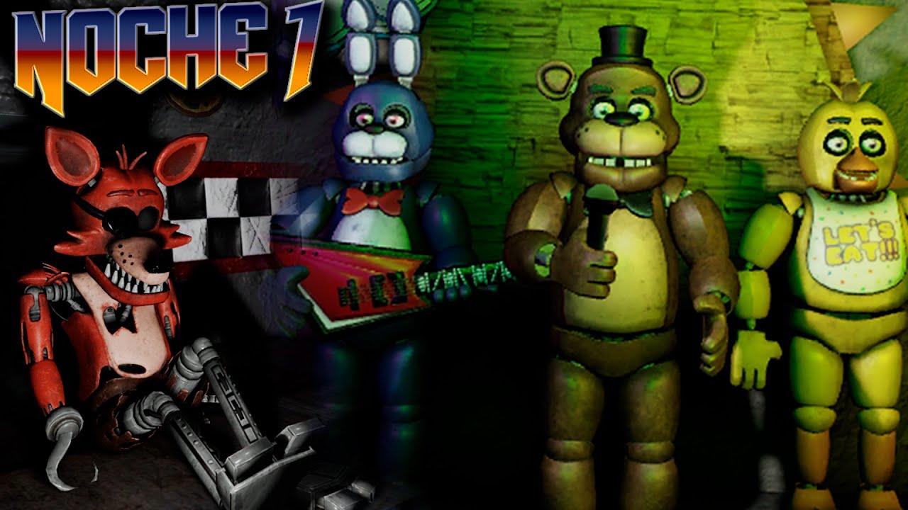 ¡¡Este FANGAME es una LOCURA!! | FNaF 1 Doom  (FNaFGame) Noche 1 | Gameplay Español