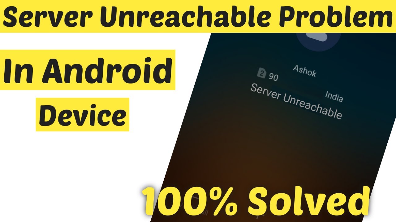 How to fix Server Unreachable Error in Jio 4G Android & Tablet