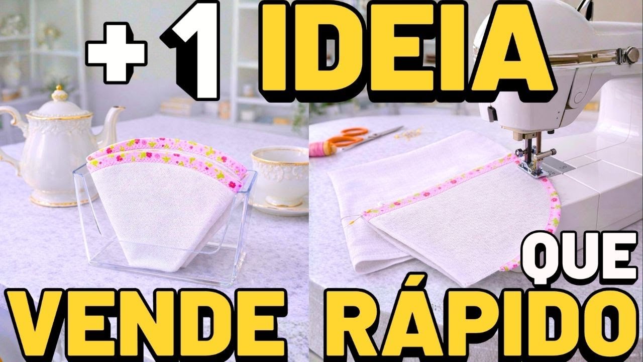 IDEIA de PRODUTO que VENDE RÁPIDO na Costura Criativa - Como Ganhar Dinheiro sendo INICIANTE
