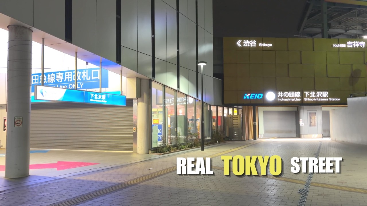 Tokyo Night Walk | Shimokitazawa Midnight Streets | 4K Japan Walking Tour