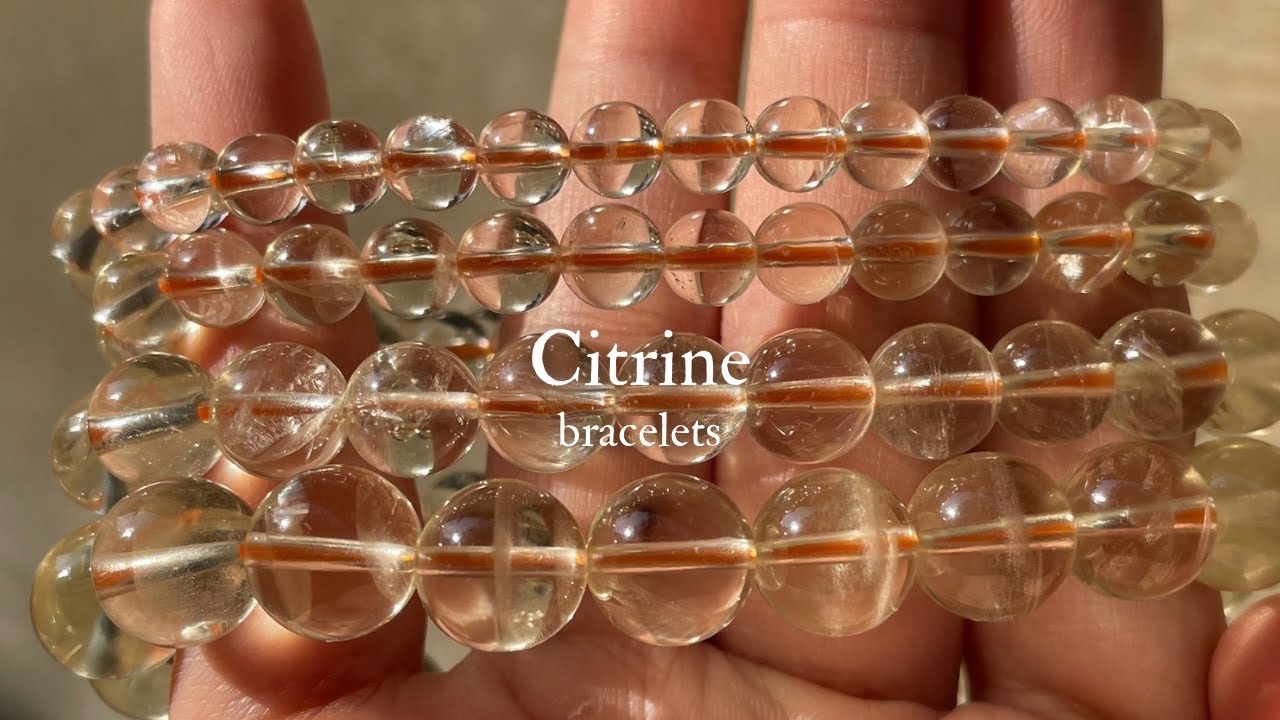 Natural Citrine Bracelet ซิทริน - Swanic & co.