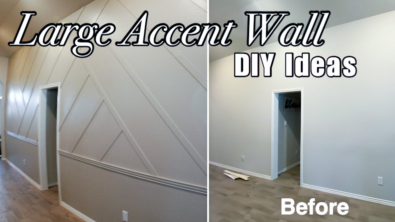 Modern DIY Accent Wall | Geometric Accent Wall